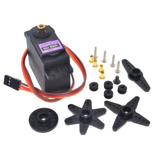 Slika proizvoda: Mini servo motor MG996R sa metalnim zupčanicima