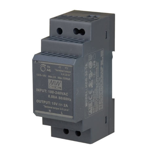 Slika proizvoda: Napajanje Mean Well HDR-30-12 30W 12V