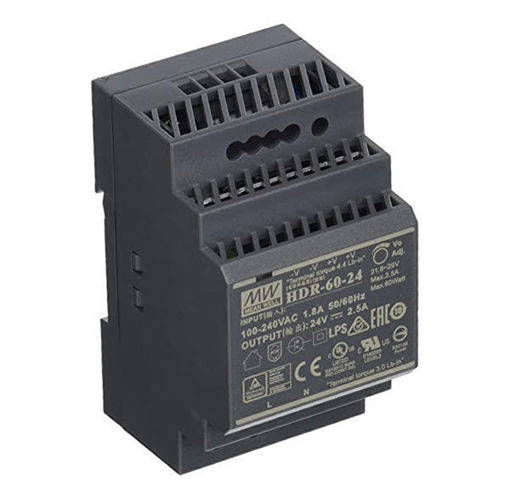 Slika proizvoda: Napajanje Mean Well HDR-60-12 60W 12V