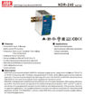Slika proizvoda: Napajanje Mean Well NDR-240-24 240W 24V