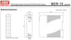 Slika proizvoda: Napajanje Mean Well MDR-10-24 10W 24V