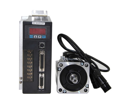Slika proizvoda: AC servo motor sa kočnicom i sa drajverom - 750W 220v 2.4Nm 3000rpm